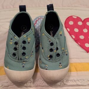 Cat & Jack Kids' Teal Patterned Sneakers
